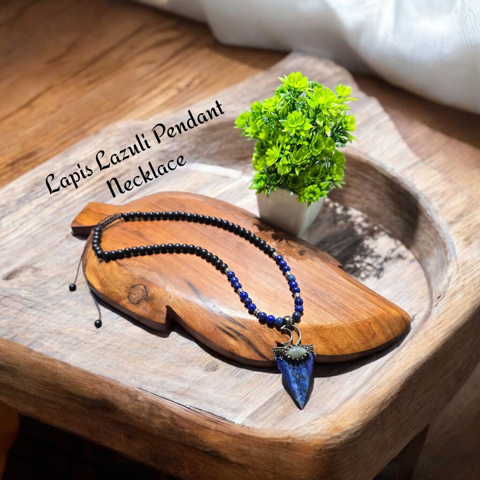 Lapis Lazuli Pendent Necklace