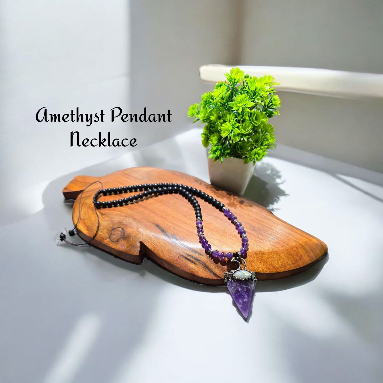 Amethyst Pendent Necklace