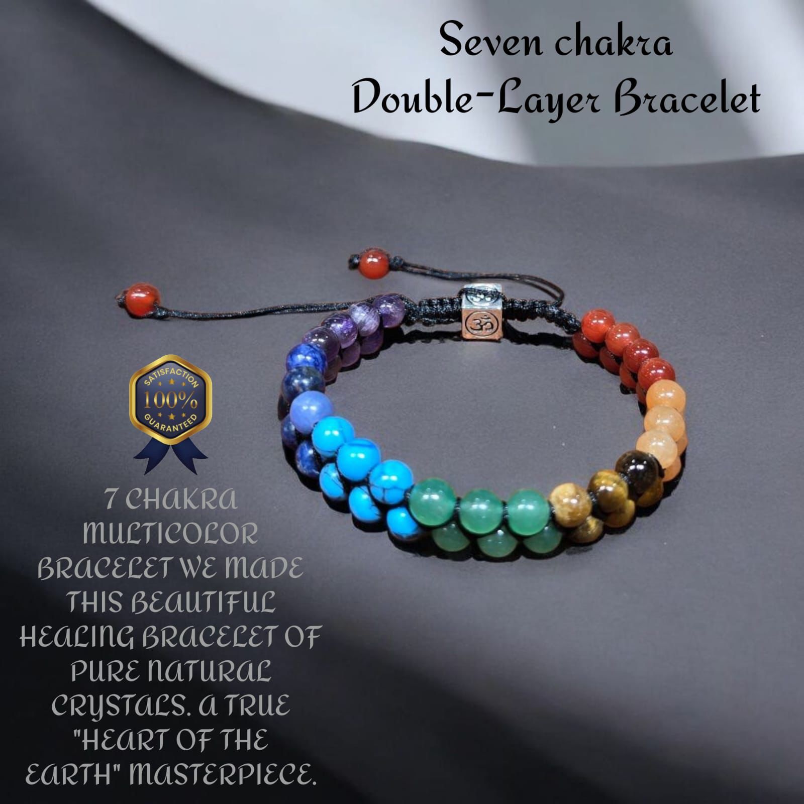 Seven chakra Double Layer Bracelet